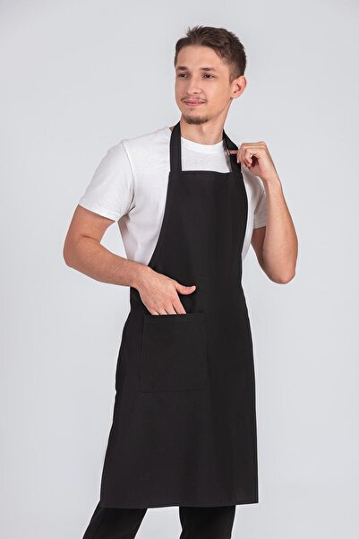 Vatan Tekstil Erkek Boyundan Asmalı Barista Şef Mutfak Önlüğü