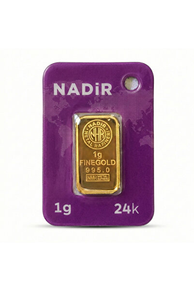 Nadir Gold 1 Gram Külçe Altın (2 adet) 995 Saflık Sertifikalı