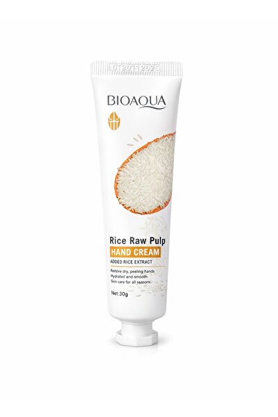 Bioaqua كريم اليدين بخلاصة الأرز مقاوم للشيخوخة واصلاح التشققات 30g
