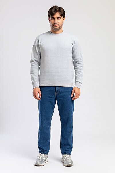 Vatan Tekstil Hanorac de bază pentru bărbați, cu interior din fleece, ușor, c...