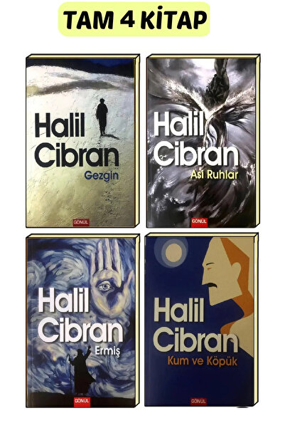 GÖNÜL YAYINCILIK Halil Cibran Kişisel Gelişim Seti Kitap(ERMİŞ-KUM VE KÖPÜK-G...
