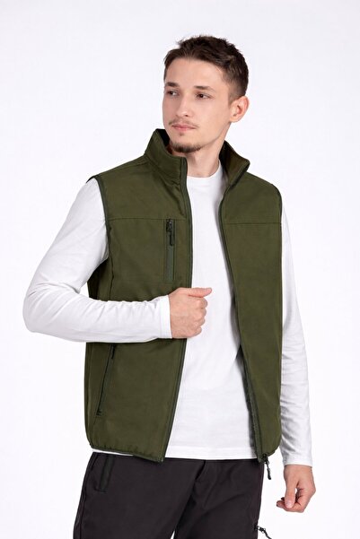 Vatan Tekstil Softshell Dik Yaka Erkek Yelek