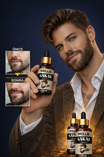 Mellie Professional Besleyici ve Onarıcı Sakal Serumu 50 ml