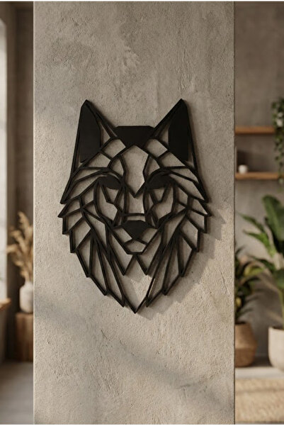 Alpha Wolf Figure 2D Wall Decorative Hanging Decor