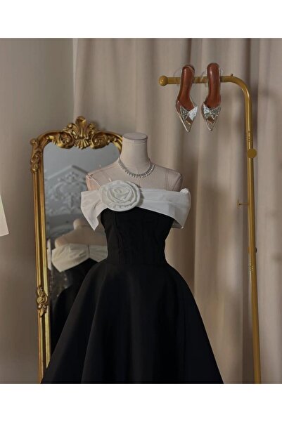 vanus fashion فستان سهرة ميدي 5395