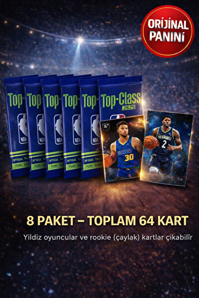 TOYFEST Panini Nba Top Class 2024 Collectible Basketball Player Cards + 8 Pac...