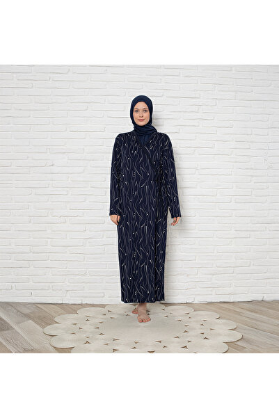 MİSSLALE Yandan Bağlamalı Kadın Mevsimlik Namaz Elbisesi, Terletmeyen Namaz K...