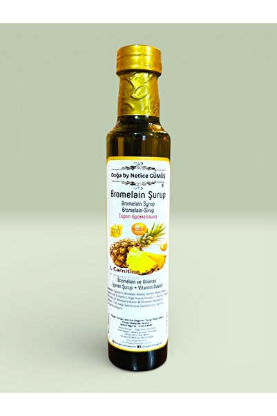 doğa by netice gümüş Bromelaın Şurubu Ananas Içeren Detox Şurubu (ANTİ-SELÜLİ...