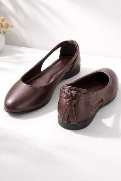 Slipcat Women's Skin Side Open Ballerina Home and Outdoor Shoes