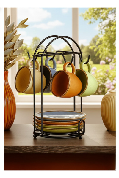 Perotti 81007 6lı Standlı Fincan Takımı