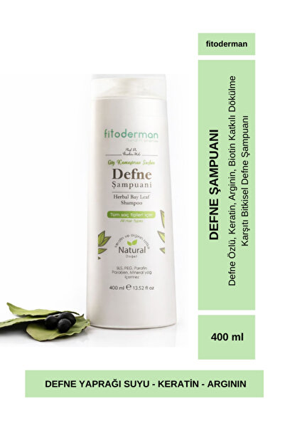 Fitoderman Defne Özlü, Keratin, Arginin, Biotin Katkılı Dökülme Karşıtı Bitki...