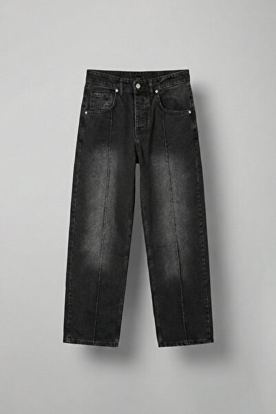 ablukaonline Чоловічі джинси з переднім швом, деталізовані, вінтажні, баггі, ...