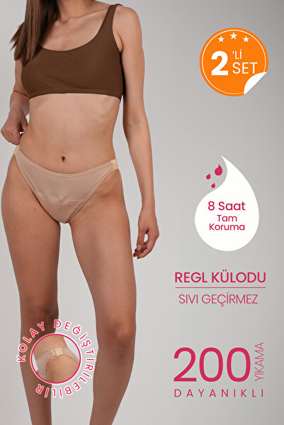 PEDDON سراويل داخلية نسائية مريحة فائقة الامتصاص ومقاومة للتسرب للدورة الشهري...