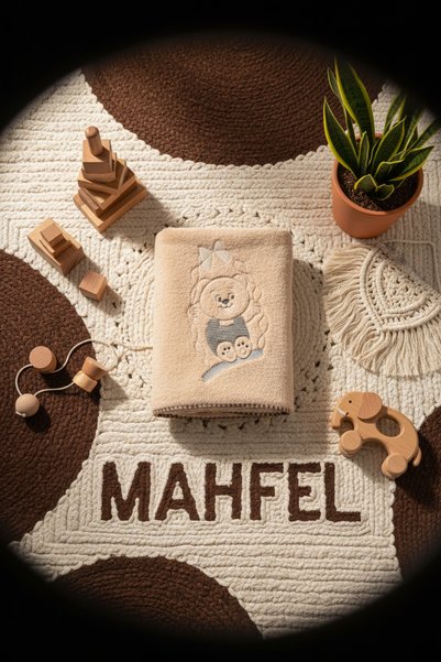 Generic Brand 100% Welsoft Thick Double Layer 1St Class Baby & Kids Blanket Brown