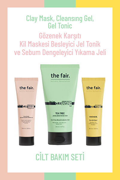 the fair. Gözenek Karşıtı Kil Maskesi Besleyici Jel Tonik ve Sebum Dengeleyic...