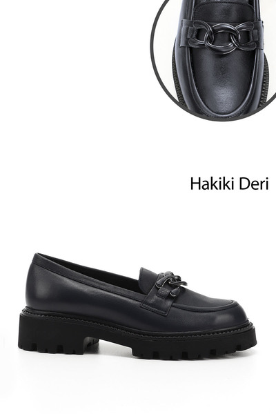 GÖNDERİ(R) Жіночі сині античні туфлі на товстому каблуці з пряжкою, виготовле...