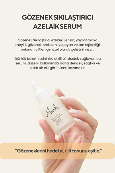 MAR'LE Gözenek Sıkılaştırıcı Azelaik Serum