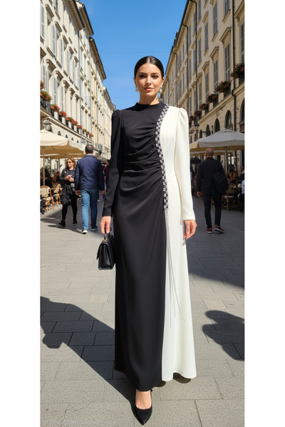 Gazzella Kadın tesettür abiye elbise