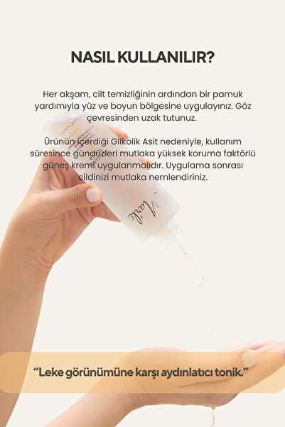 MAR'LE Pirinç Özlü Aydınlatıcı Tonik
