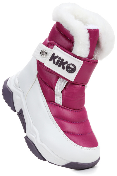 Kiko Kids Magic Velcro Girls Snow Boots