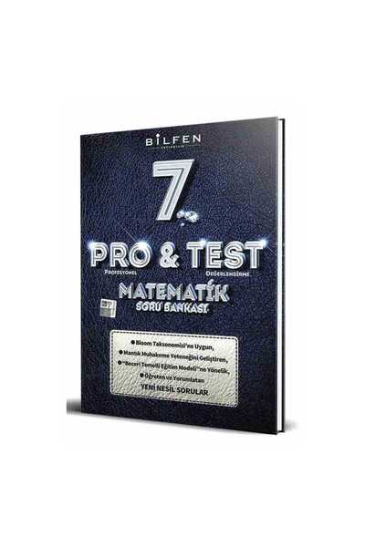 Bilfen Yayıncılık Bilfen 7. Sınıf Pro Test Matematik Soru Bankası