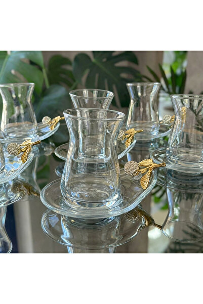 Elta Collection Özel Seri 6'lı Gümüş Çay Seti , Çay Takımı , Hediyelik , Çeyi...