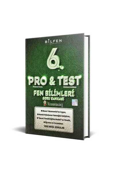 Bilfen Yayıncılık Bilfen 6. Sınıf Pro Test Fen Bilimleri Soru Bankası