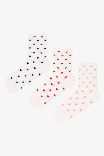 Penti Colorful Heart 3-Piece Socks