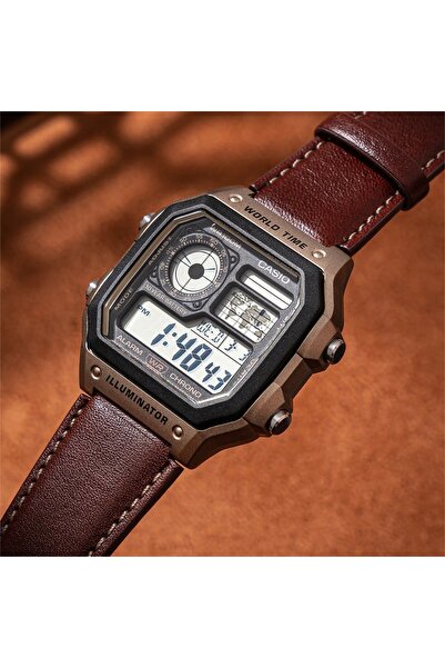 Casio AE-1200WHL-5AVDF Erkek Kol Saati ( 2 Yıl Türkiye Tek Distribütörü Ersa Saat Garantilidir)