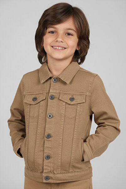 Mutlu Kids Mutlu Basic Cepli Erkek Gabardin Ceket