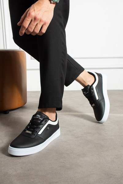 FİLLİNG POLO Black and White 105 Men's Sneaker Casual Shoes