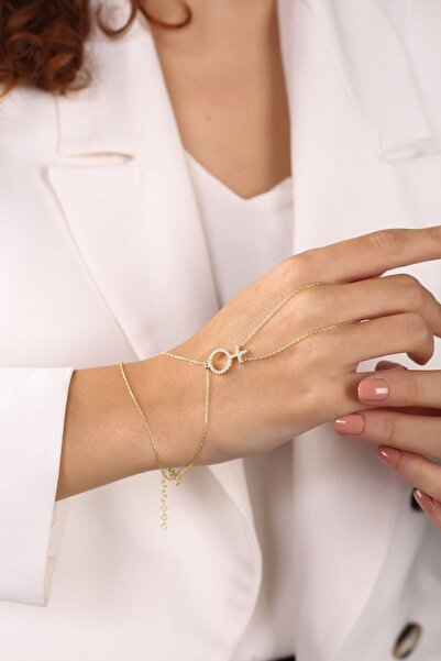 Lia Berto Altın Kaplama Venüs Kadın Sembolü 925 Ayar Gümüş Şahmeran