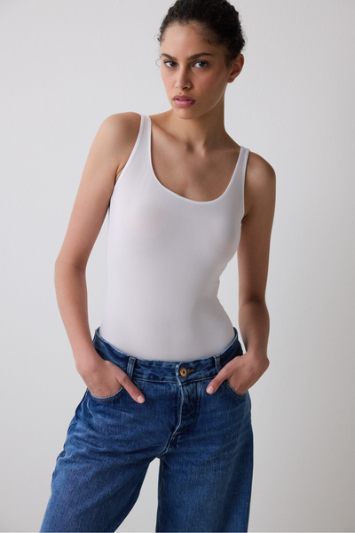 Penti Clean Mesh Beyaz Body