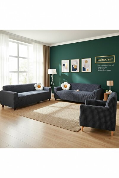 Hazineci Bey Bürümcük 3.3.1.1 Husă pentru scaun Set de huse pentru scaune Tex...