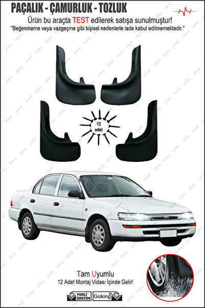 Goking Toyota Corolla Paçalık Yazısız - Toyota Efsane Kasa 4lü Set - Montaj V...