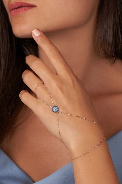 Lia Berto Rose Nazarlı 925 Ayar Gümüş Şahmeran