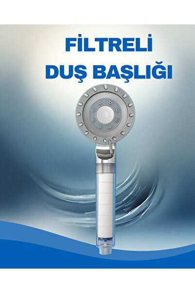 Aqua Sara Filtreli Duş Başlığı | Su Arıtmalı, Klor ve Kireç Önleyici, Yüksek ...