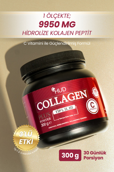 Hud Collagen Plus Powder 300 G - Toz Kolajen