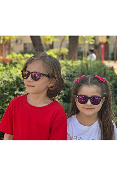 Polo Exchange Polo ExchanGe WAYFARER Children's Glasses - Blue/purple Mirror