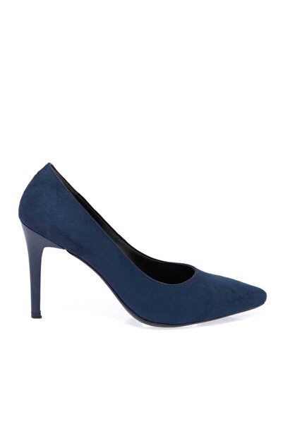 Tergan Lacivert Vegan Kadın Stiletto - K23S1AY66968-Q4Z