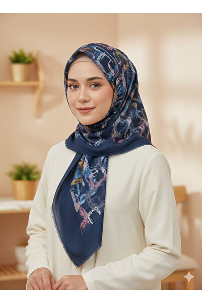 nurbella FLAMLI PAMUK TÜLBENT EŞARP