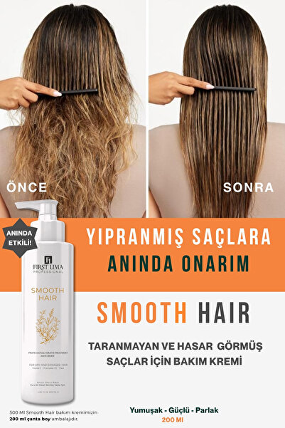 First Lima Professional Leave-In Smooth Hair Moisturizing and Repairing Hair ...