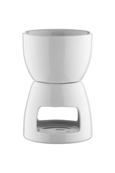 Kütahya Porselen Yağız Fondü Kasesi Ve Altı 3 Adet