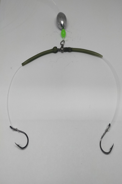 sr sazanrig Cipura Takımı Yılan Dili 2 İğneli 30 Gr Gezer Kurşunlu Takım İğne...