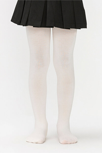 Penti Бамбукови чорапогащи за момичета в цвят ванилия