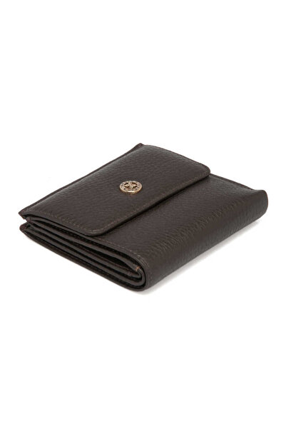 Tergan Brown Genuine Leather Women's Wallet - S1Cb00005627-A42