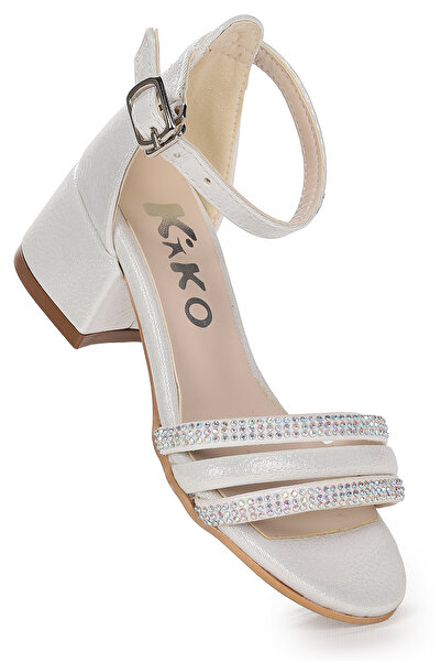 Kiko Kids 766 Pantofi sandale cu toc de 3 cm pentru fete de zi cu zi