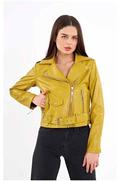 Swass Biker Leather Zippered Jacket