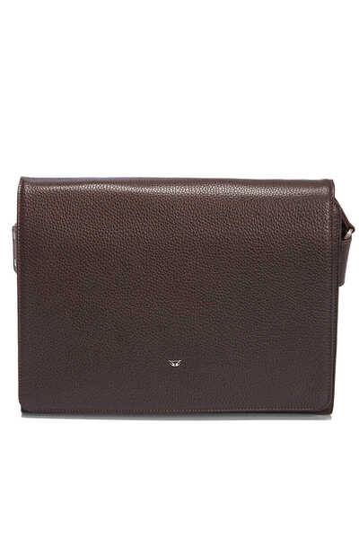 Tergan Kahve Hakiki Deri Erkek Çapraz Askılı Çanta - S1AC00002963-A42