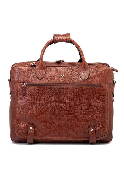 Tergan حقيبة رجالية من الجلد الطبيعي باللون البني - S1EV00021438-P4Y